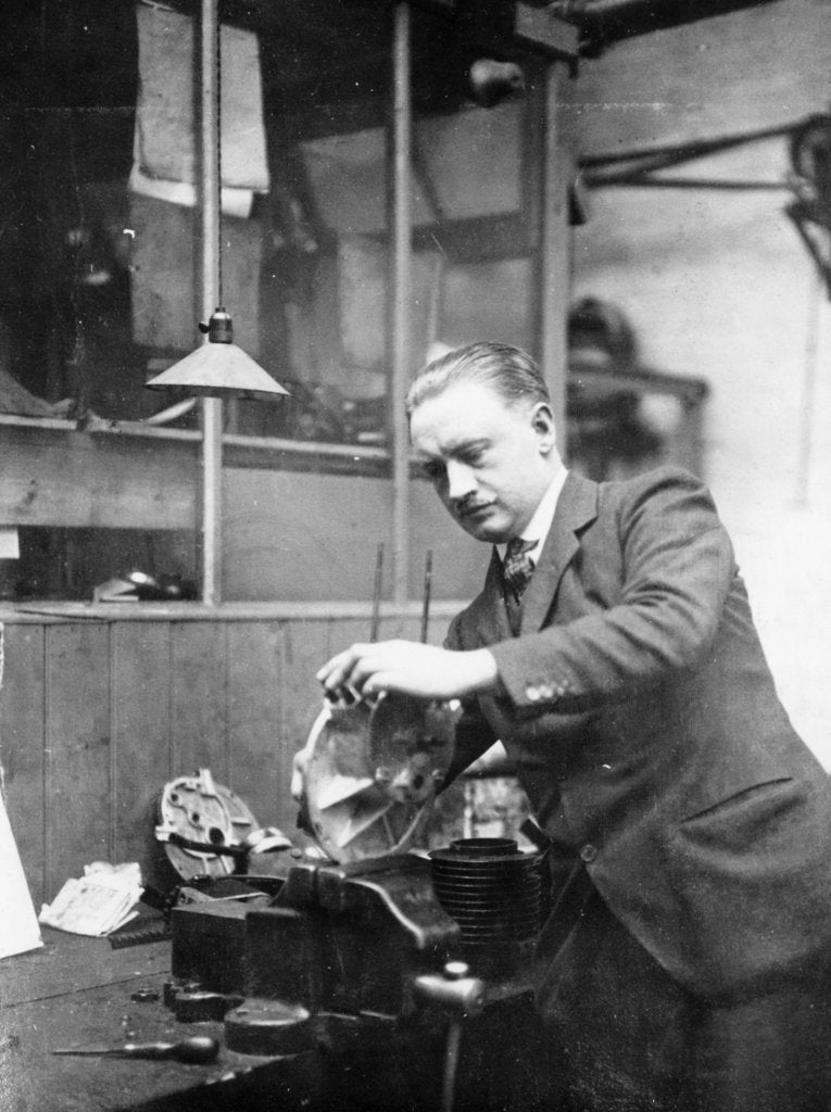 Detail of Archie Frazer-Nash, March 1921 by Unknown