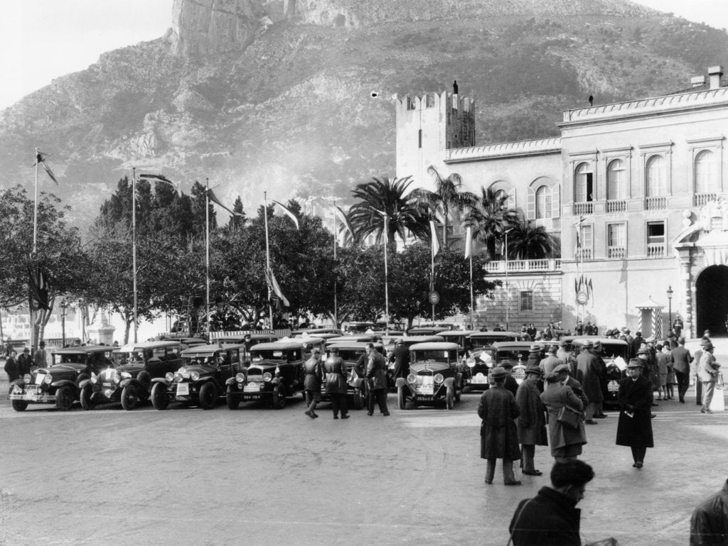Detail of The Finish of the Monte Carlo Rally, 1929 by Unknown