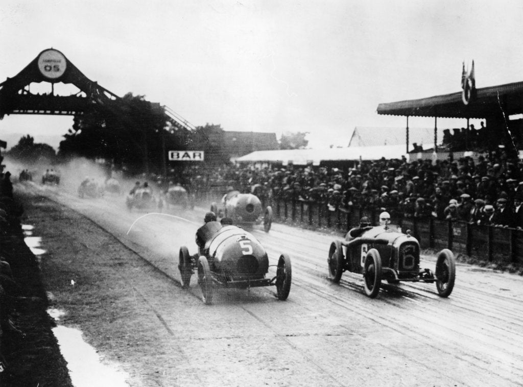 Detail of Competitors in the French Grand Prix, Strasbourg, 1922 by Unknown