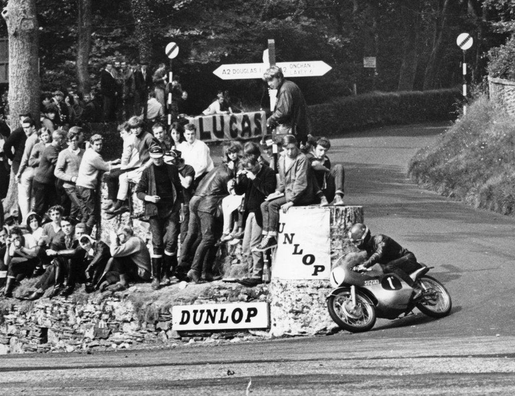 Detail of Ultra-Lightweight TT race, Isle of Man, 1966 by Unknown