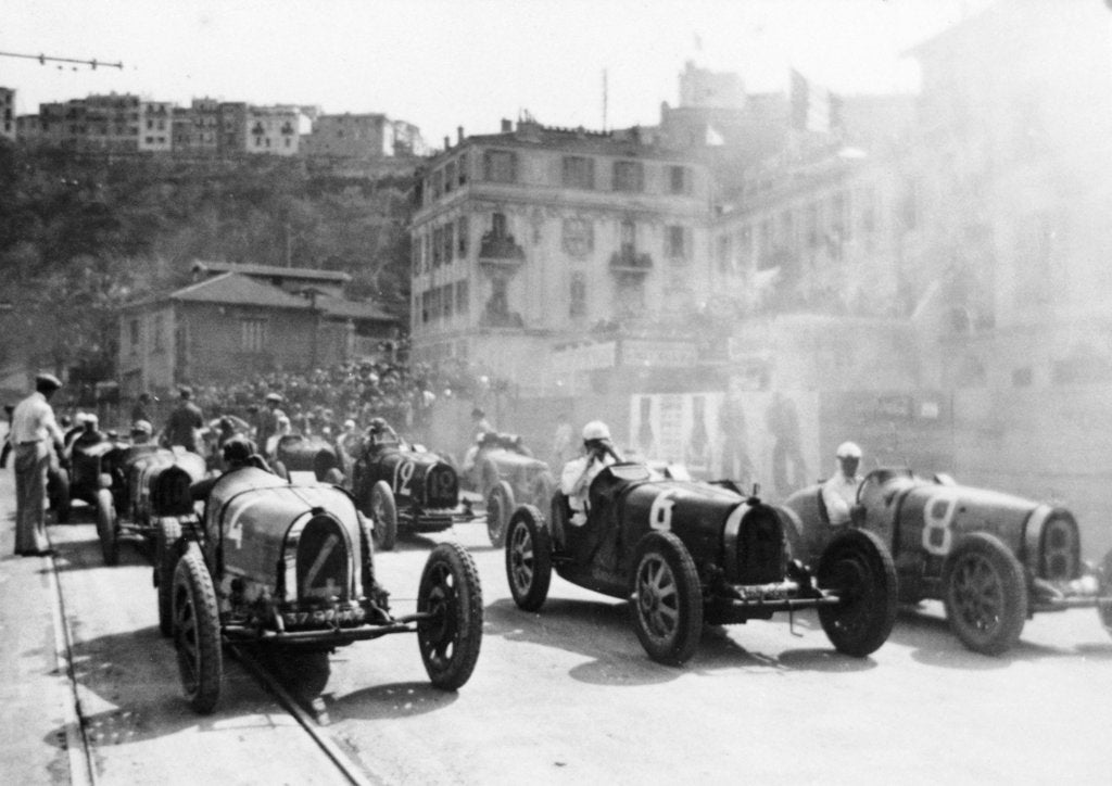 Detail of Monaco Grand Prix, 1929 by Unknown