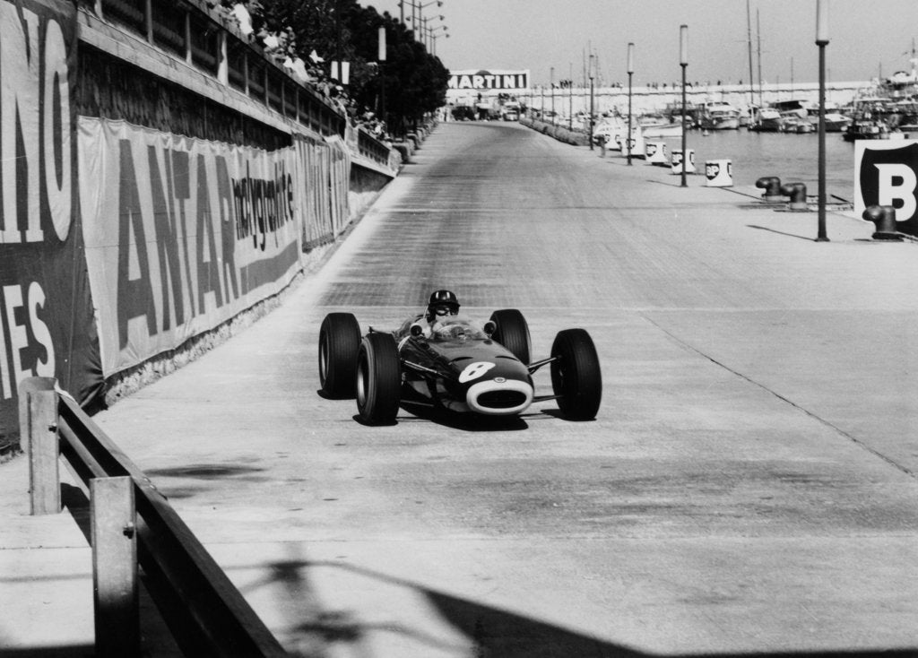Detail of Graham Hill, Monaco Grand Prix, 1964 by Unknown