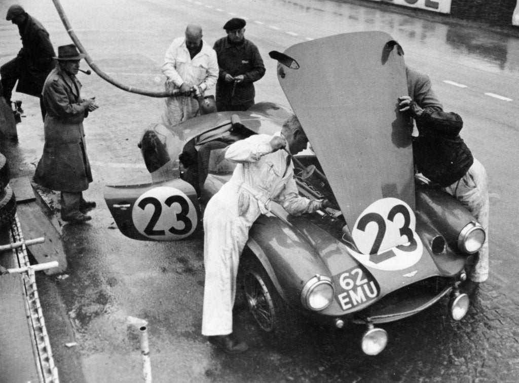 Detail of Pit stop, Le Mans 24 Hours, France, 1955 by Unknown
