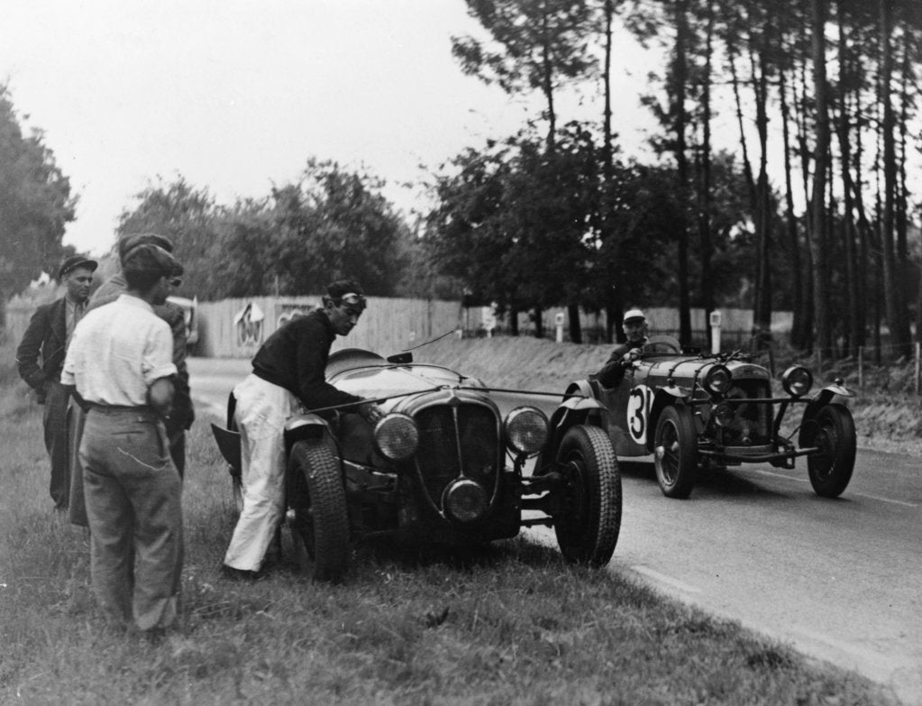 Detail of Le Mans 24 Hour Race, France, 1938 by Unknown