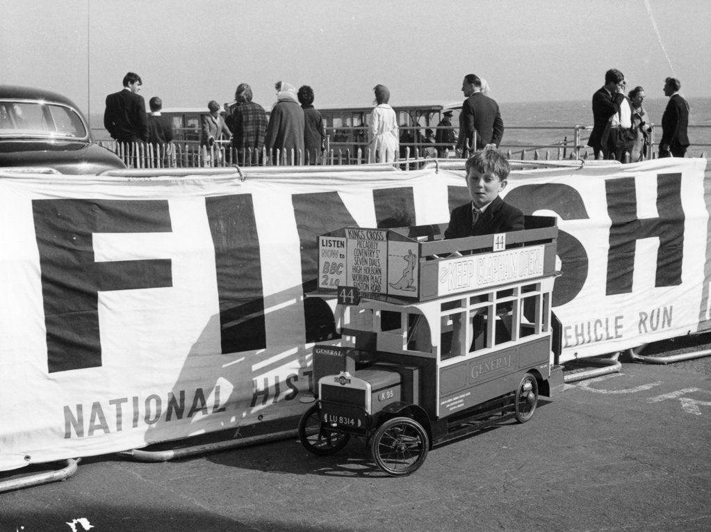 Detail of 1919 K type AEC miniature bus, 1964 by Unknown