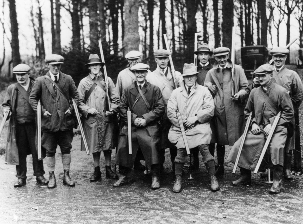 Detail of A shooting party by Unknown