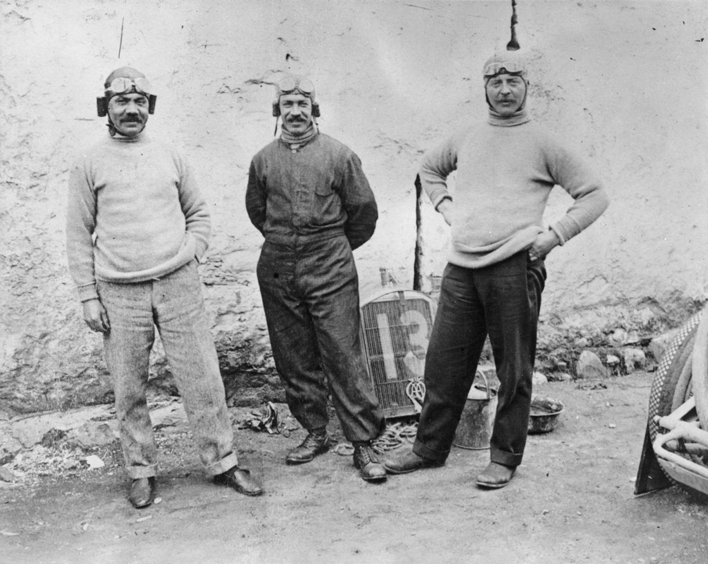 Detail of Humber drivers, 1914 by Unknown