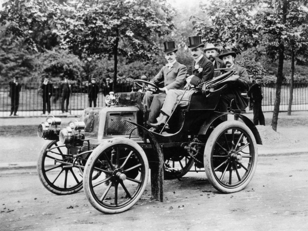 Detail of Daimler, 1899 by Unknown