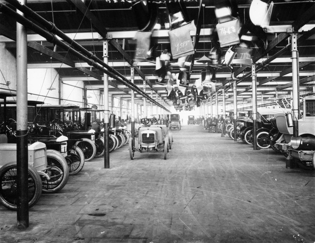 Detail of Interior of Daimler factory by Anonymous