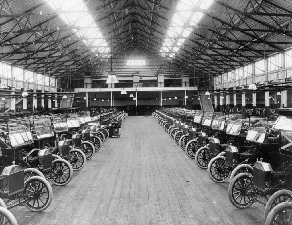 Detail of The Ford factory, Manchester, c1911 by Unknown