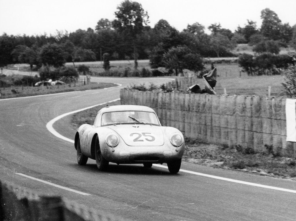 Detail of Porsche 550A RS Coupe, Le Mans 24 Hours, France, 1956 by Unknown