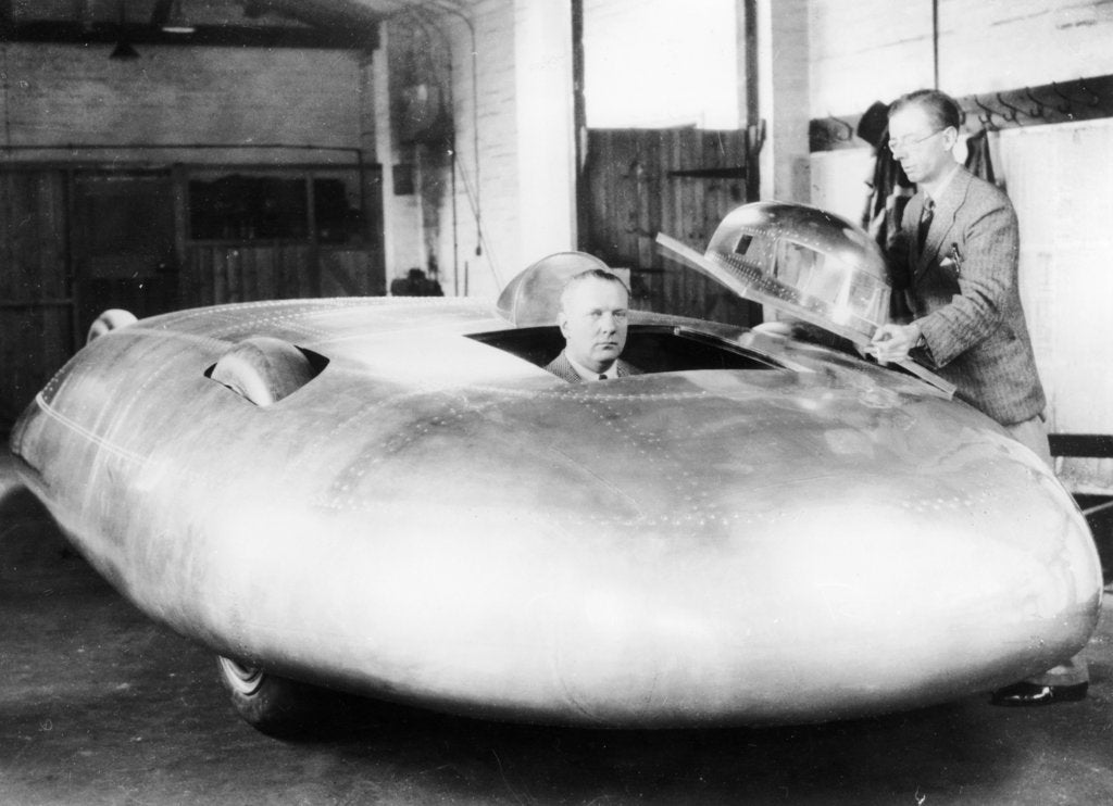Detail of Railton Special Land Speed Record car, Brooklands, Surrey, 1938 by Unknown