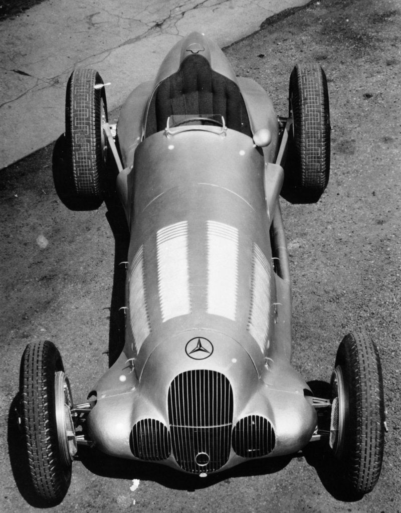Detail of 1937 Mercedes-Benz W125 Grand Prix car, (c1937?) by Unknown