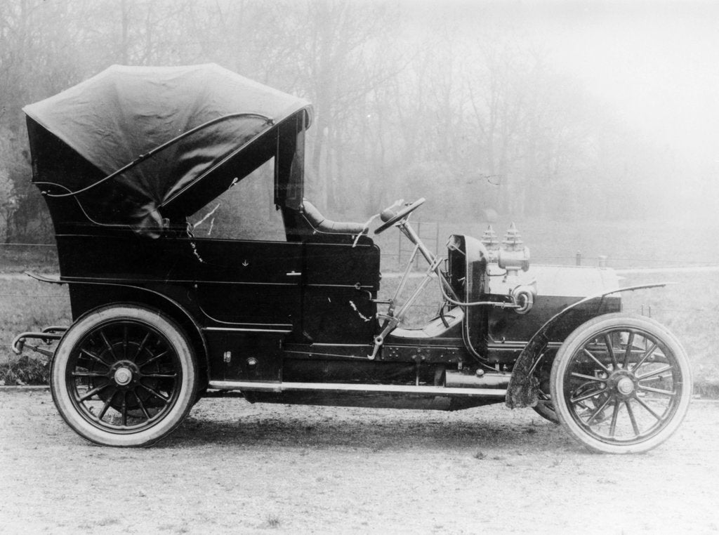 Detail of Mercedes car, (c1900s?) by Unknown