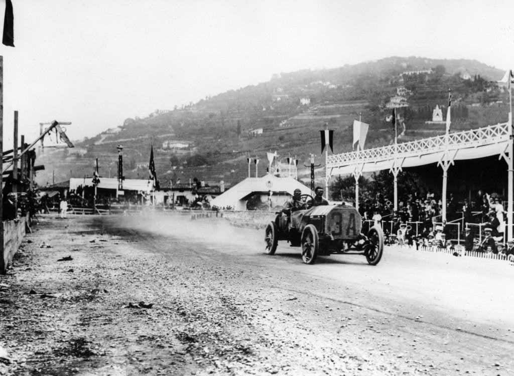 Detail of Coppa della Velocita, Brescia, Italy, 1907 by Unknown