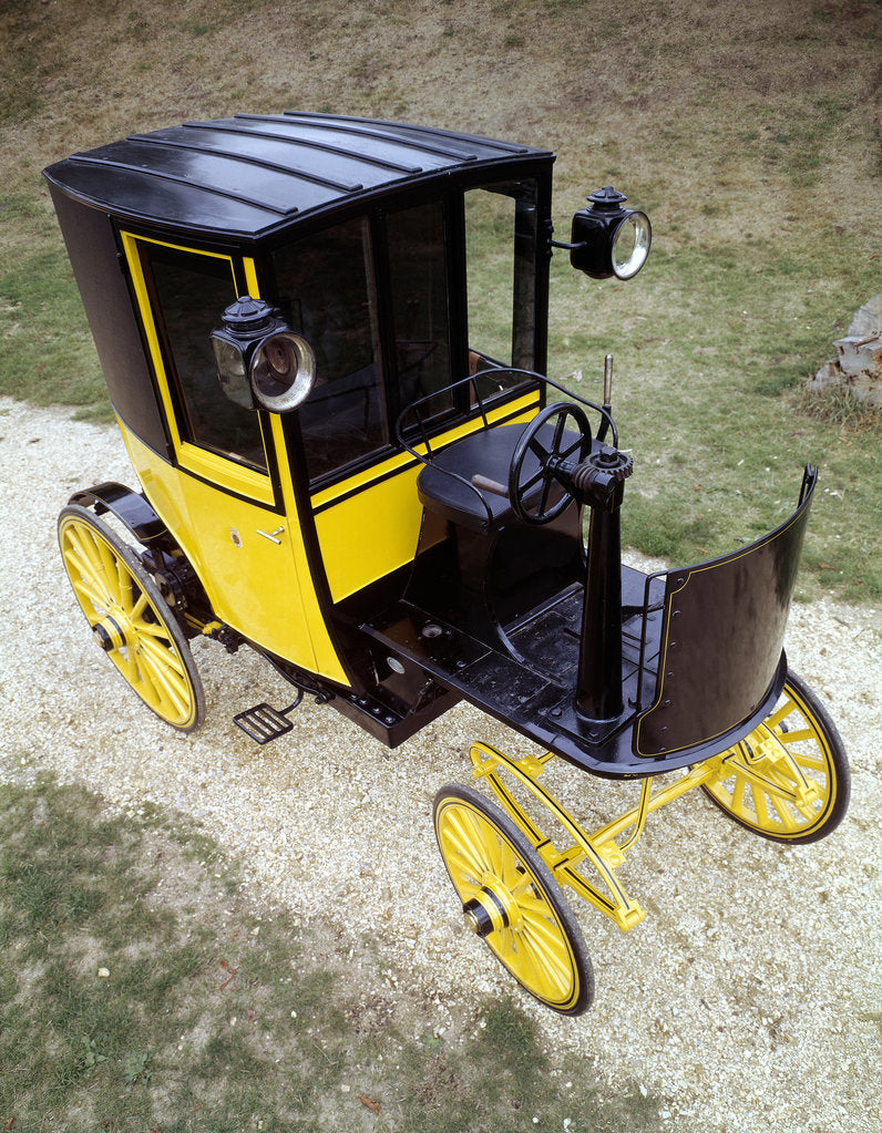Detail of 1897 Bersey Electric Taxi by Unknown
