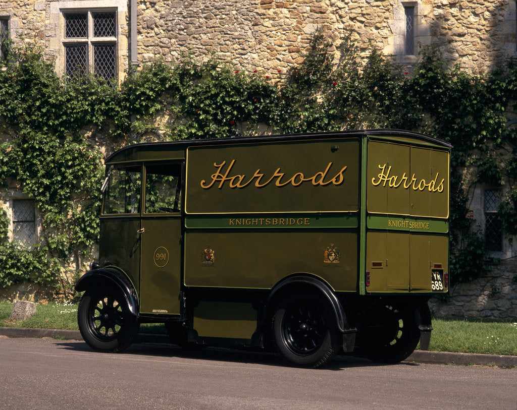 Detail of A 1939 Harrod's one ton electric delivery van by Unknown
