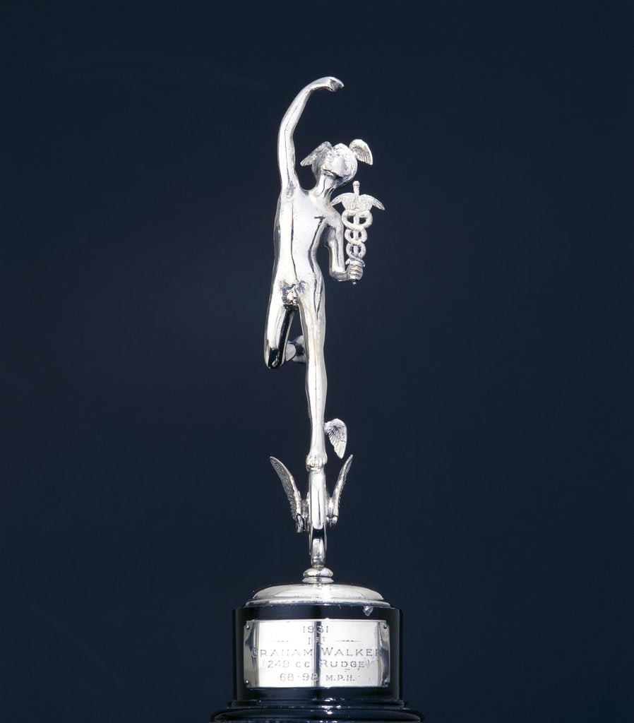 Detail of Junior TT winner's trophy for 1931 by Unknown