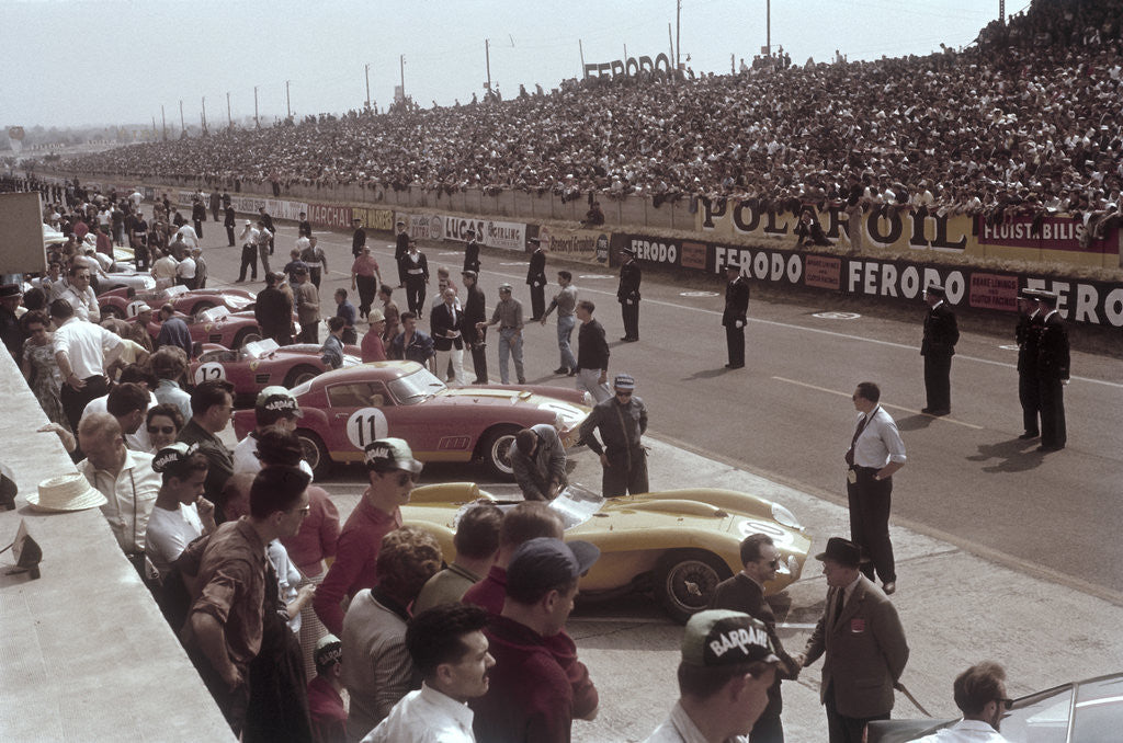 Detail of Le Mans racing circuit by Anonymous