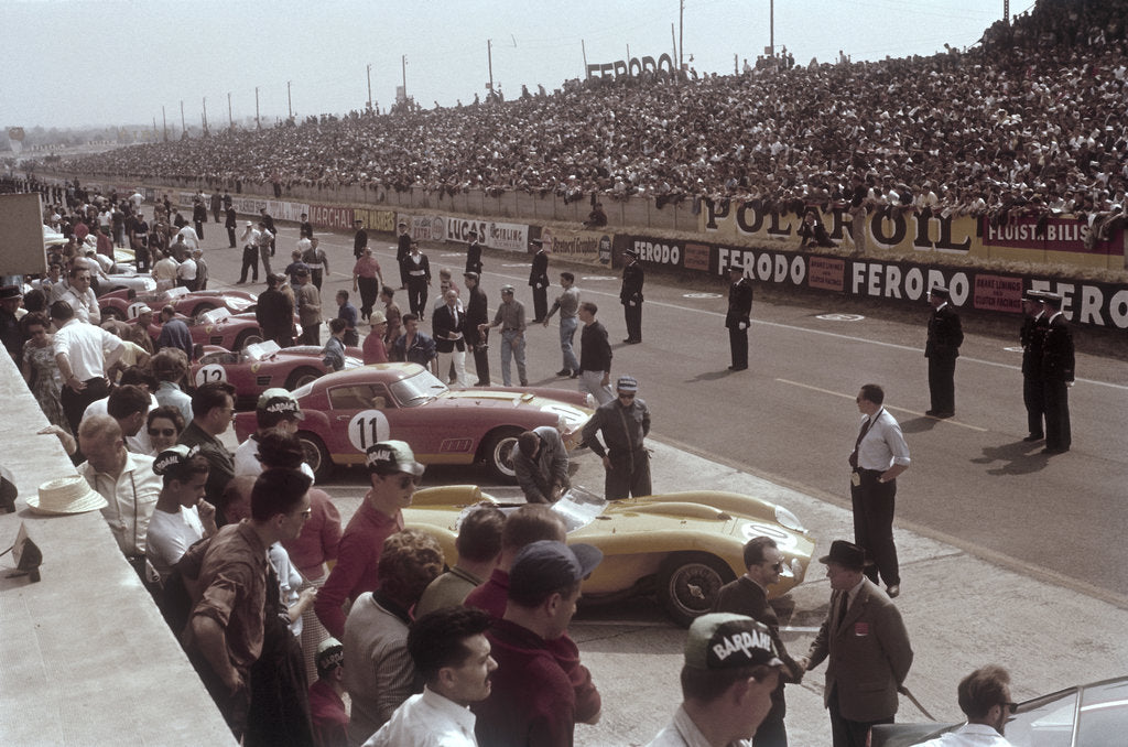 Detail of Le Mans racing circuit, France by Unknown