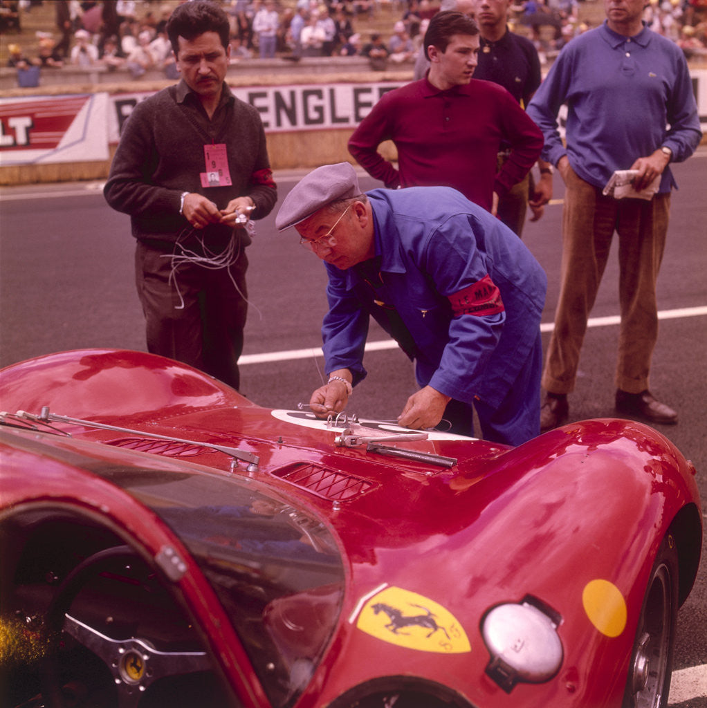 Detail of The Ferrari pit by Anonymous