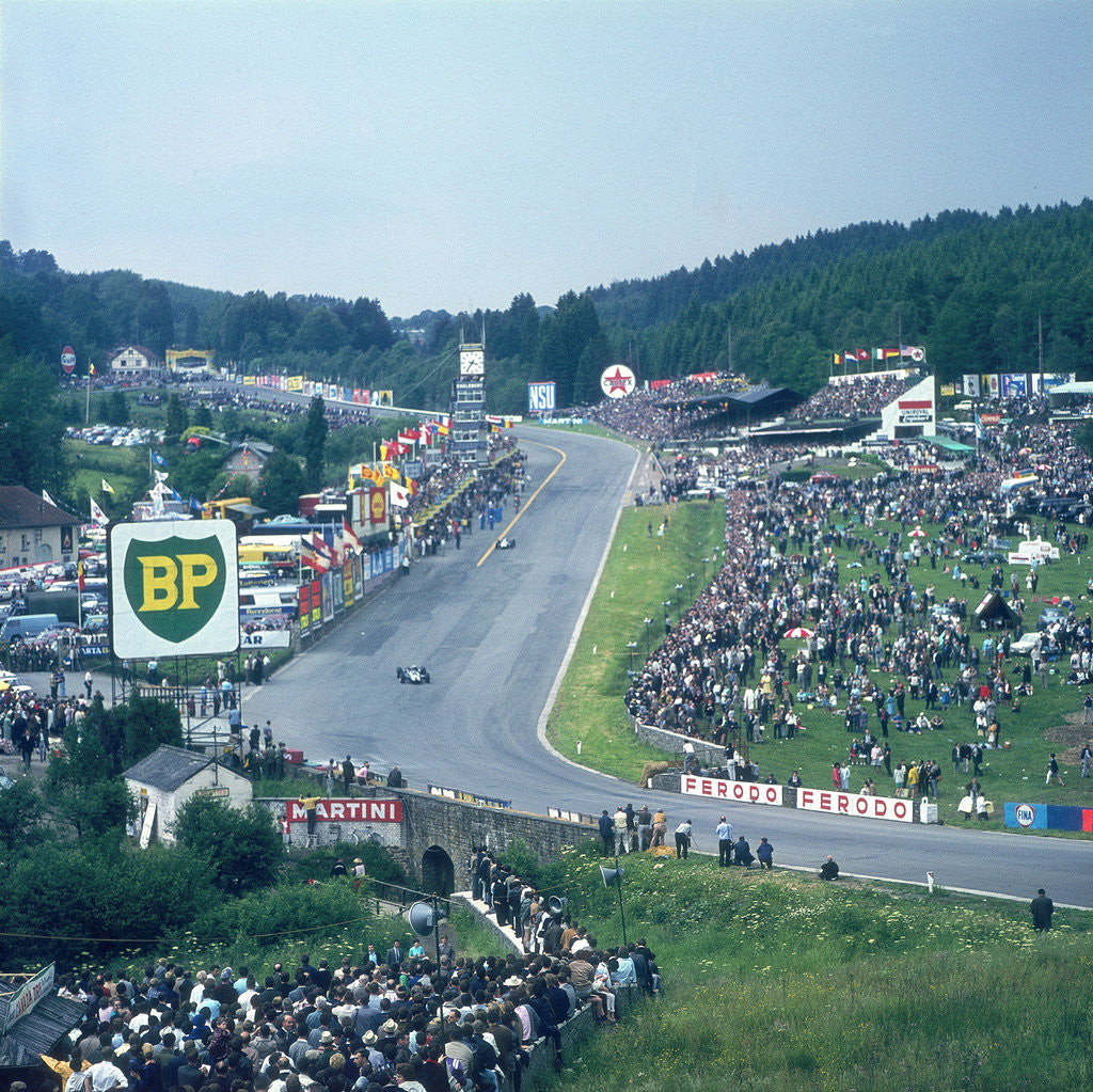 Detail of Part of Spa-Francorchamps race track by Anonymous