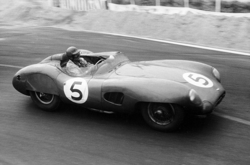 Detail of The winning Aston Martin DBR1 in the Le Mans 24 Hours, France, 1959 by Maxwell Boyd