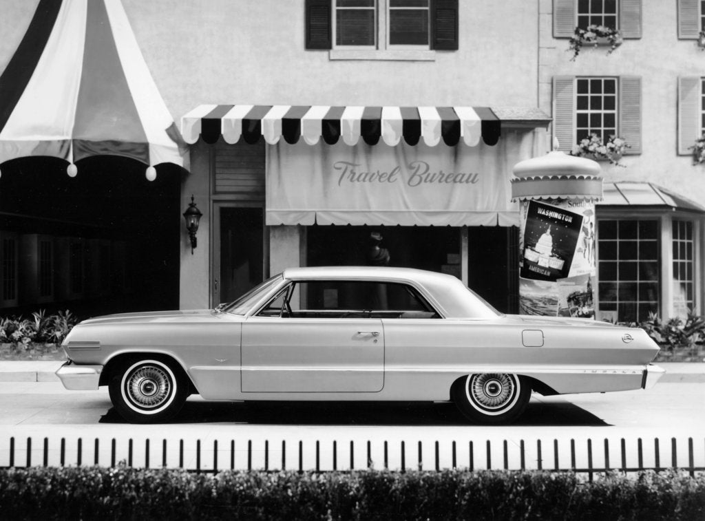 Detail of 1963 Chevrolet Impala sport coupe, (c1963?) by Unknown