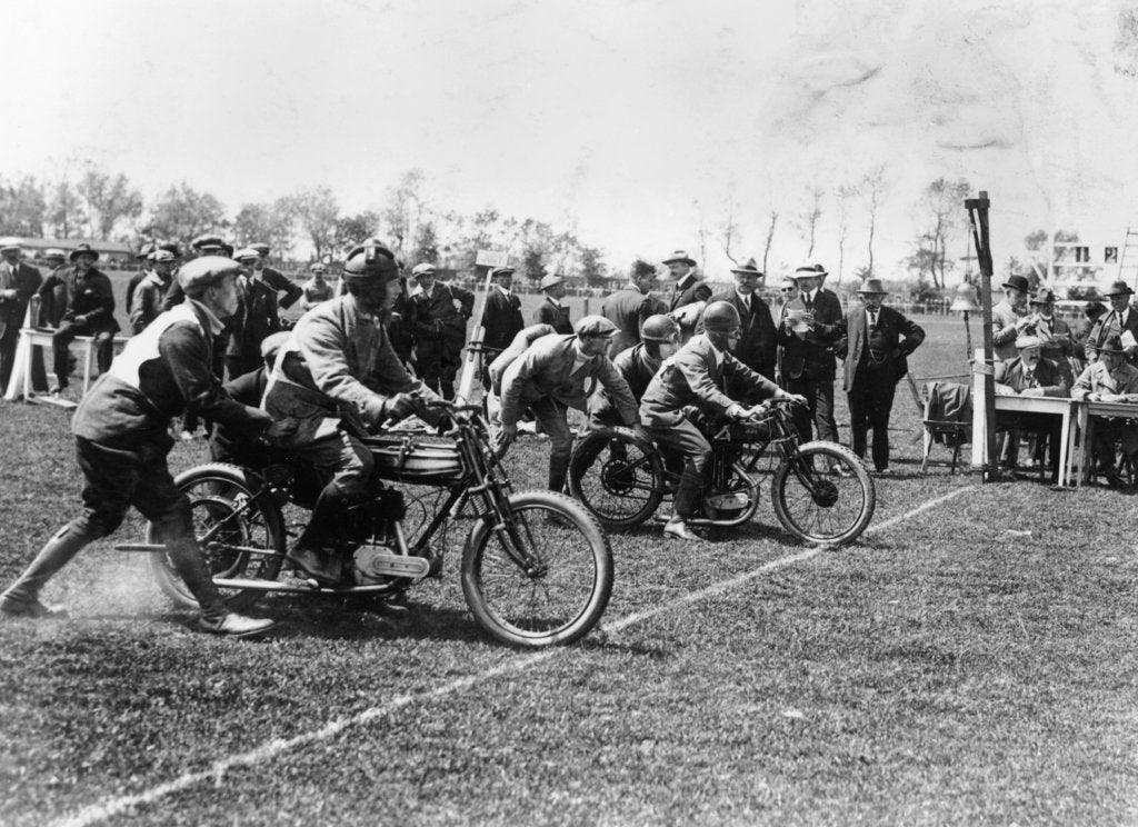 Detail of Nortons racing in Auckland, New Zealand by Unknown
