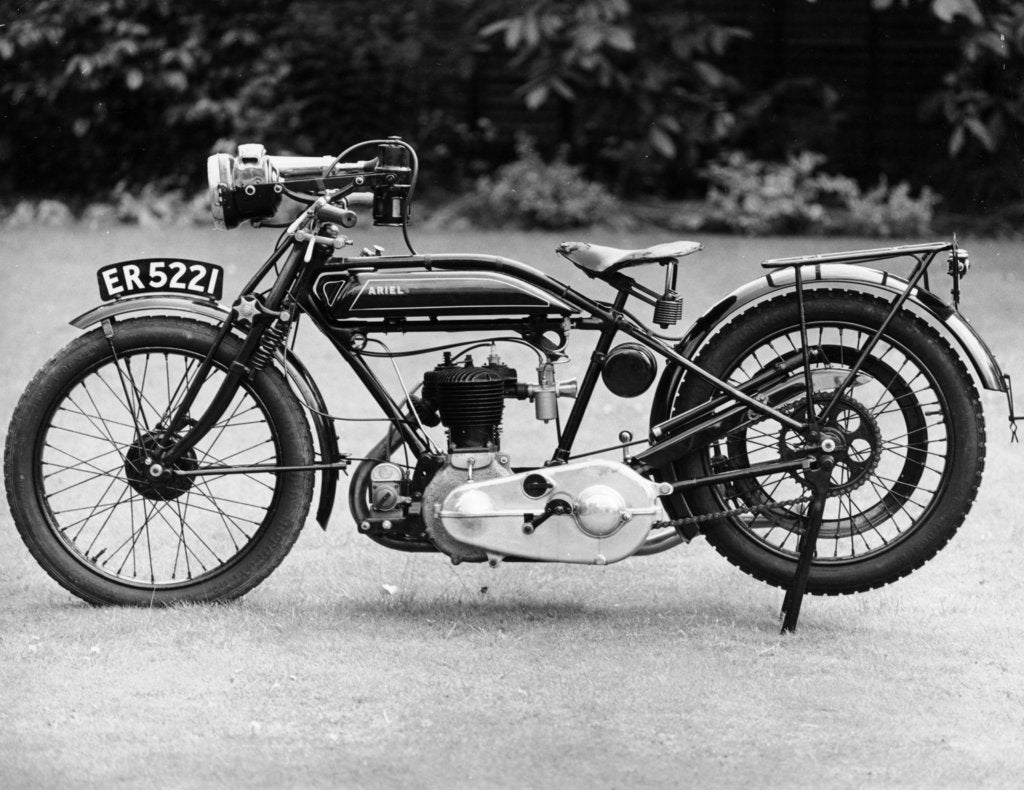 Detail of 1926 Ariel motorbike by Unknown