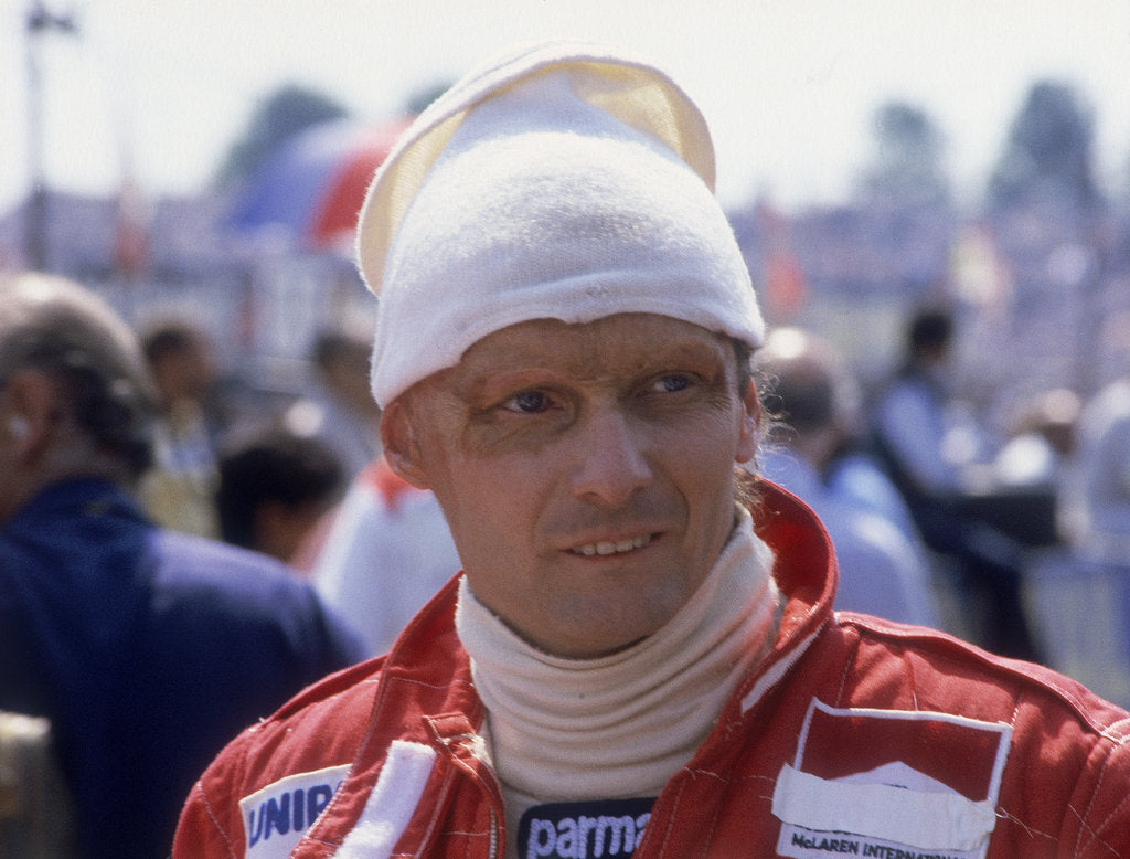 Detail of Niki Lauda, c1982-c1985 by Unknown