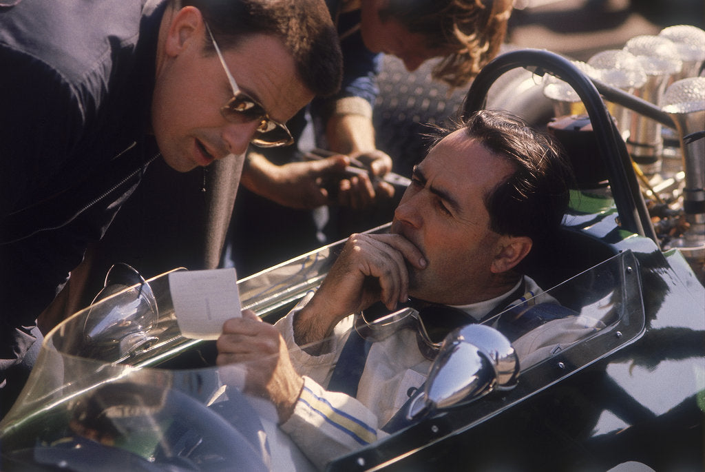Detail of Jack Brabham, (1960s?) by Unknown