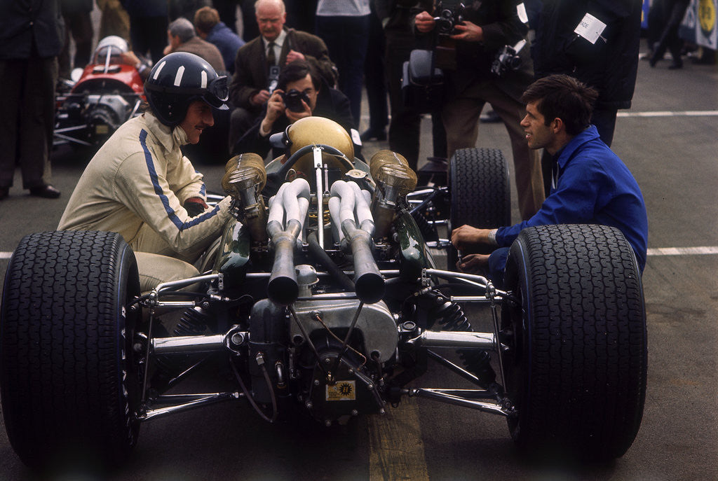 Detail of Graham Hill by Anonymous