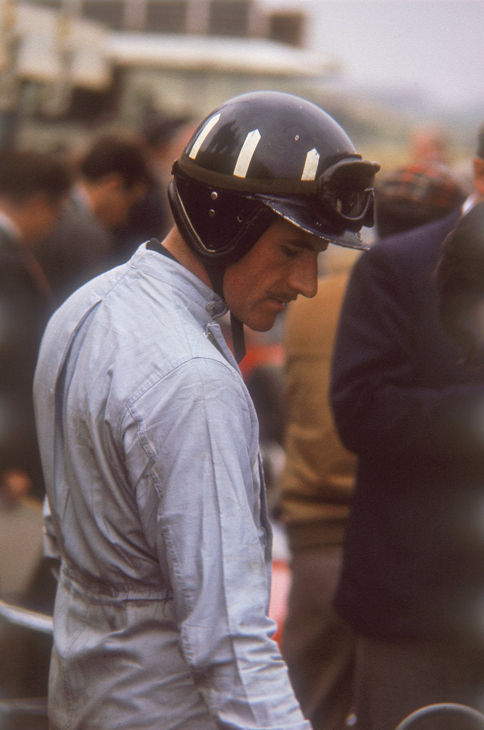 Detail of Graham Hill, Dutch Grand Prix, Zandvoort, 1964 by Unknown