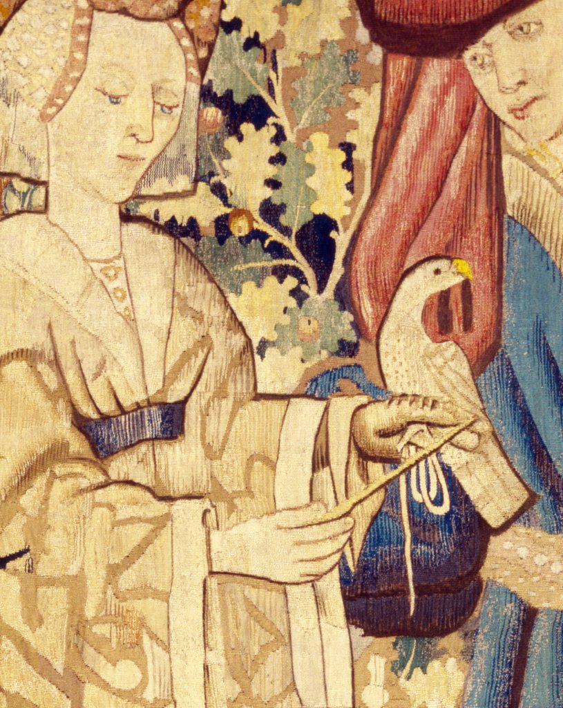 Detail of Devonshire Hunting Tapestry detail by Anonymous
