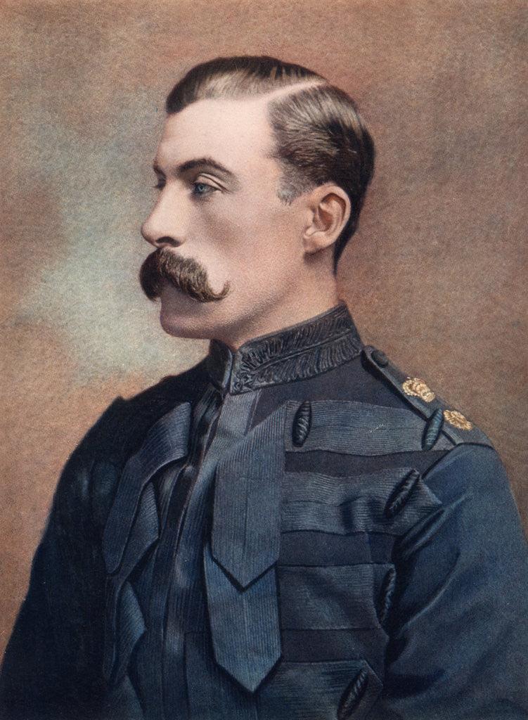 Detail of Major-General JF Brocklehurst, commanding the 2nd Cavalry Brigade, Natal Field Force by Bassano Studio
