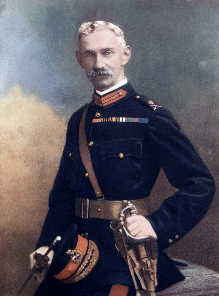 Detail of Major-General G Barton, commanding the 6th Infantry Brigade by Debenham & Smith