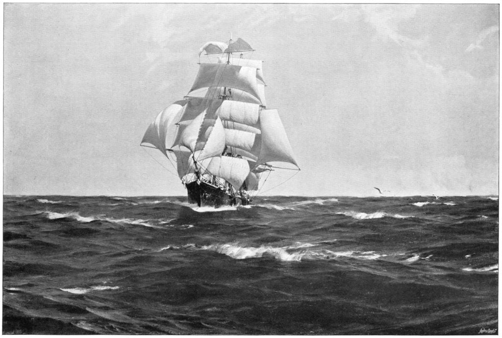 Detail of Homeward Bound by Thomas J Somerscales