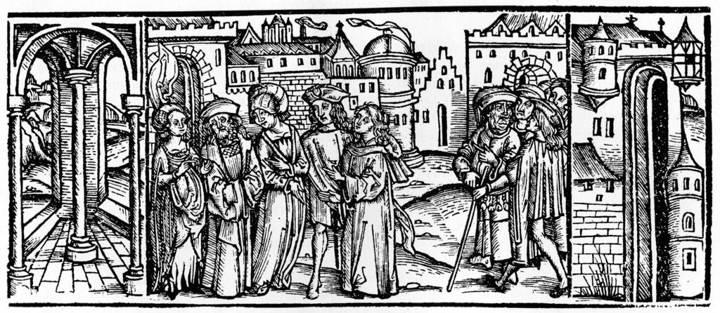 Detail of A folio from Boethius, Consolation of Philosophy by Johann Gruninger