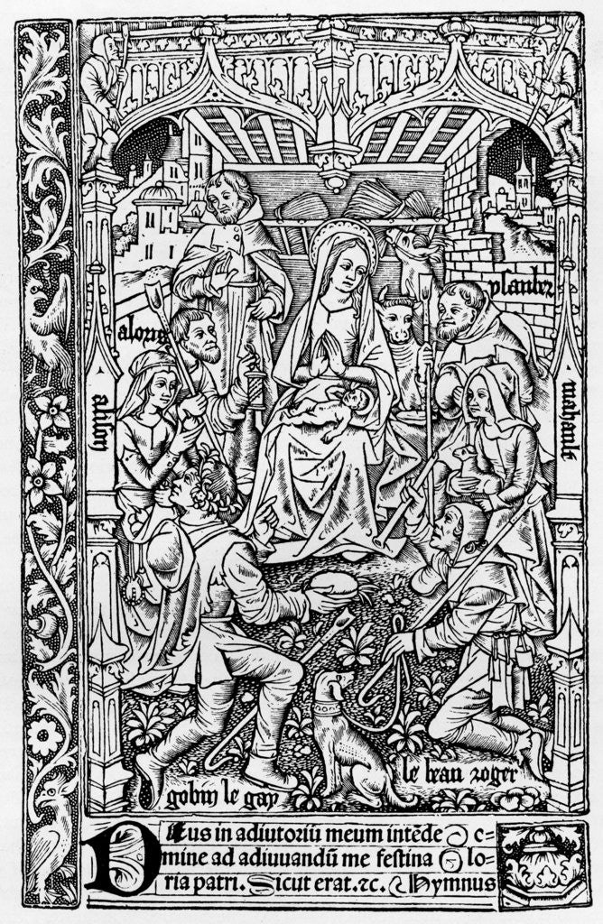 Detail of Heures a lusaige de Romme, Paris, Pigouchet for Vostre by Anonymous