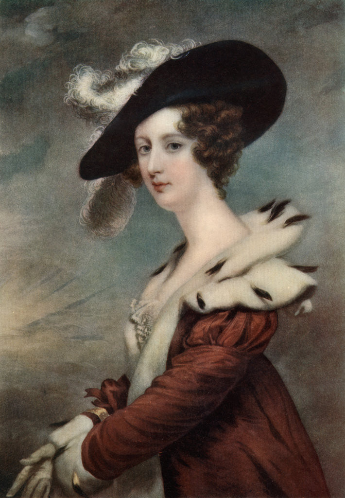 Detail of Mrs Agar Ellis by Samuel William Reynolds