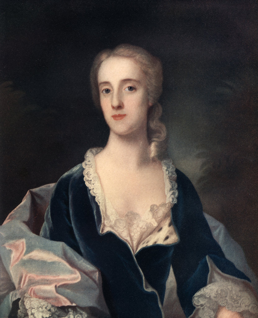 Detail of Miss Hannah Russell by William Hoare