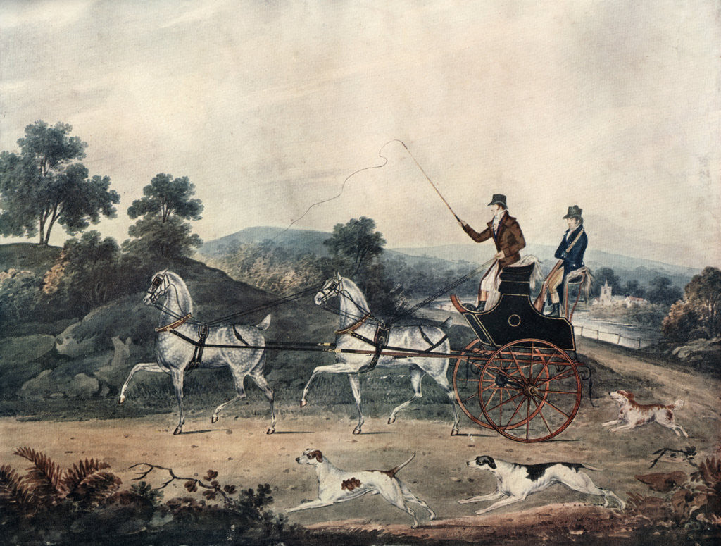 Detail of Driving Tandem by Anonymous