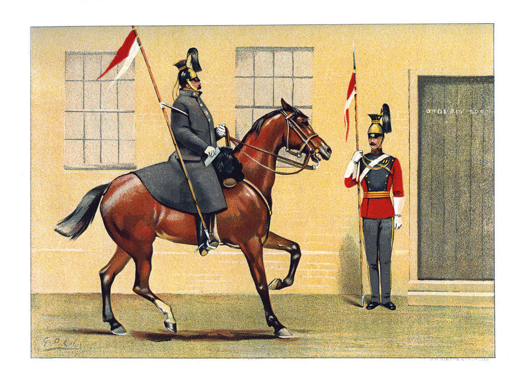 Detail of The 16th (Queen's) Lancers by Geoffrey Douglas Giles