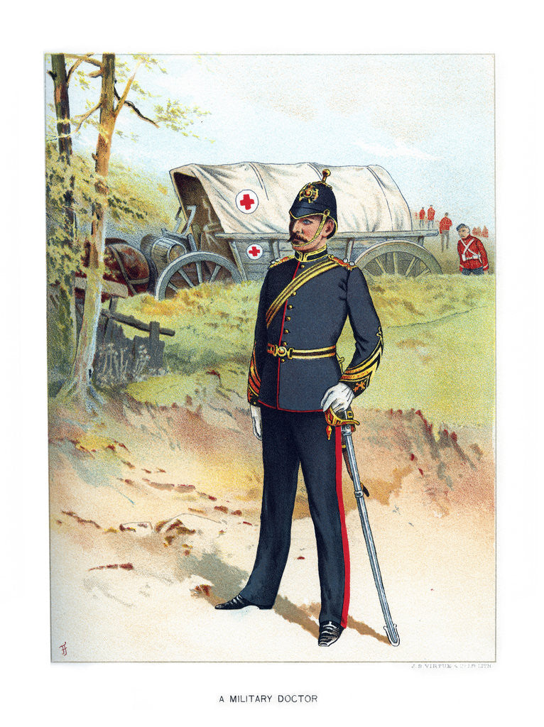 Detail of A Military Doctor by Frank Teller