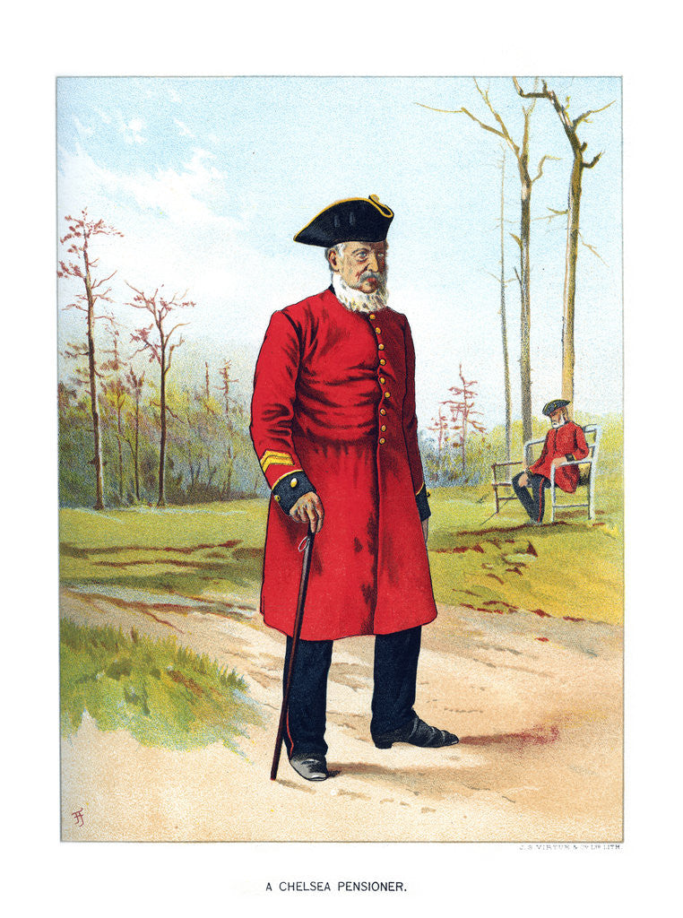 Detail of Chelsea Pensioner by Geoffrey Douglas Giles