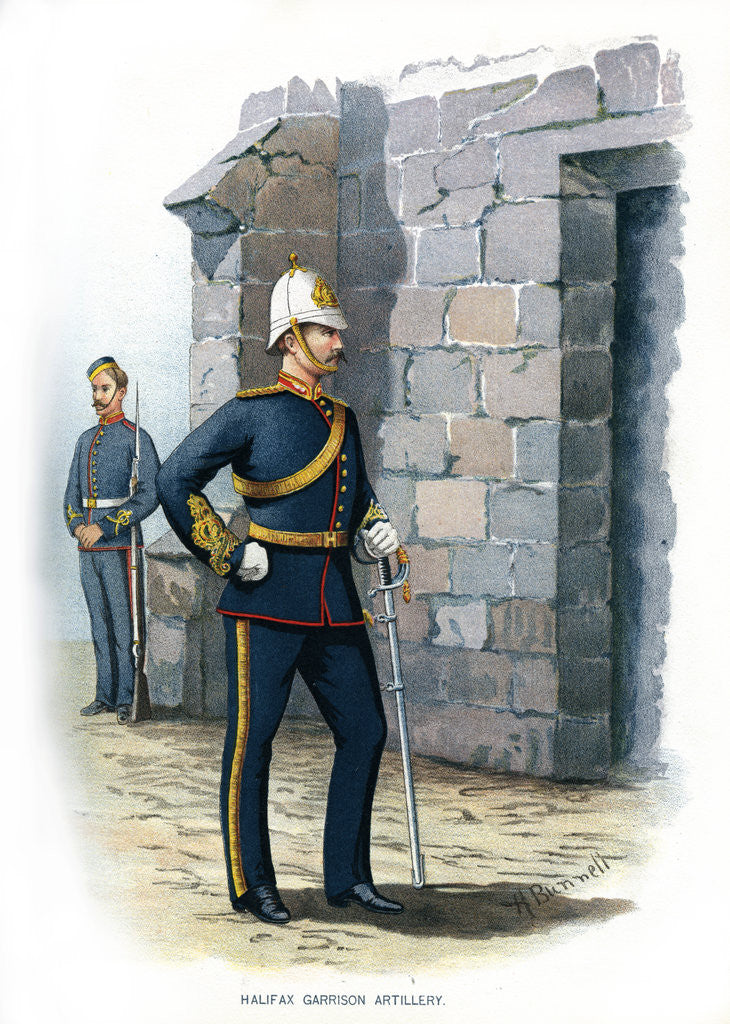 Detail of Halifax Garrison Artillery by H Bunnett