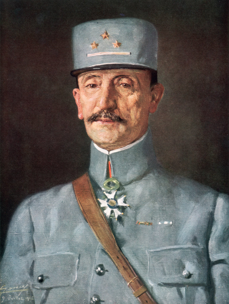 Detail of General Mazel, French army officer during World War I by Juilliet