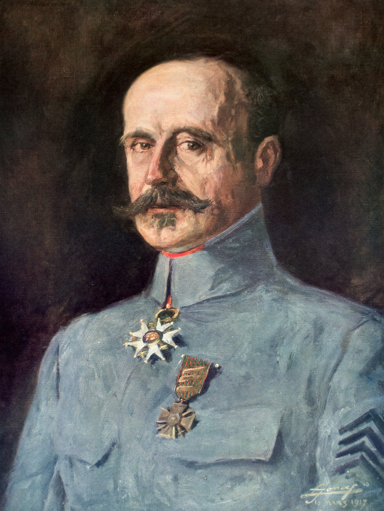 Detail of Marie-Eugene Debeney, French First World War general by Anonymous