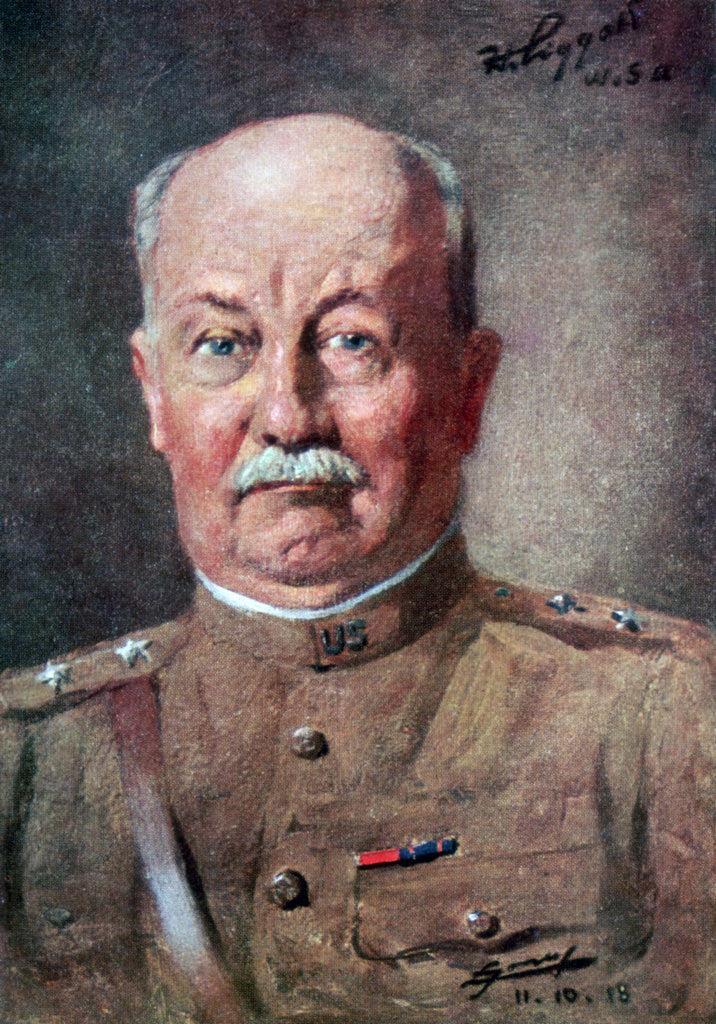 Detail of Hunter Liggett, American First World War general by Anonymous
